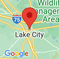Map of Lake City, FL US